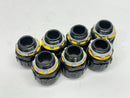 Arlington NMLT75BL Straight PVC Liquid Tight Connectors 3/4" LOT OF 7 - Maverick Industrial Sales