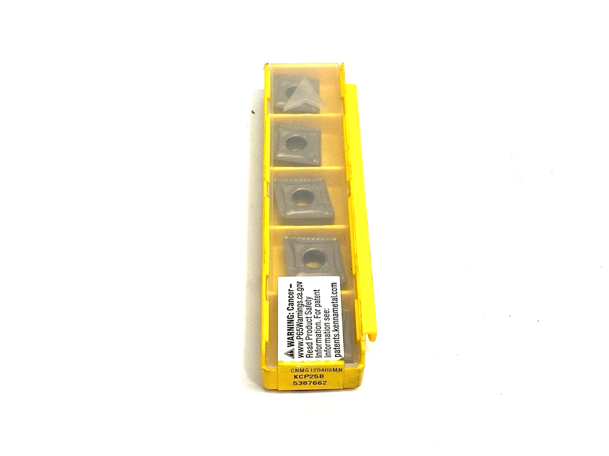 5387662 | Kennametal Kenloc™ CNMG Turning Insert, Negative, CNMG120408MN, PKG OF 5 - New - Maverick Industrial Sales