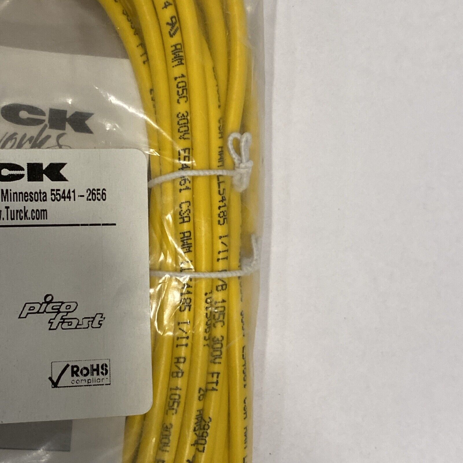 Turck PKG 4Z-10 Cable Assembly M8 Female 4-Pin Picofast U0070-33 - Maverick Industrial Sales