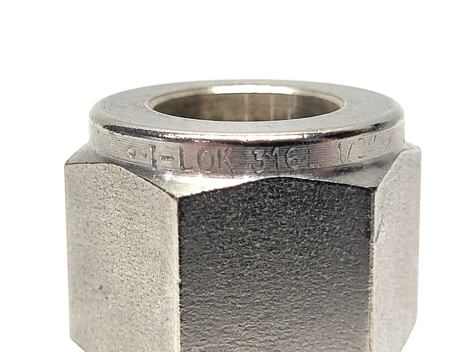 SHF I-LOK 316-NPT Stainless Steel Straight Adapter 1/2" I-LOK-316L - Maverick Industrial Sales