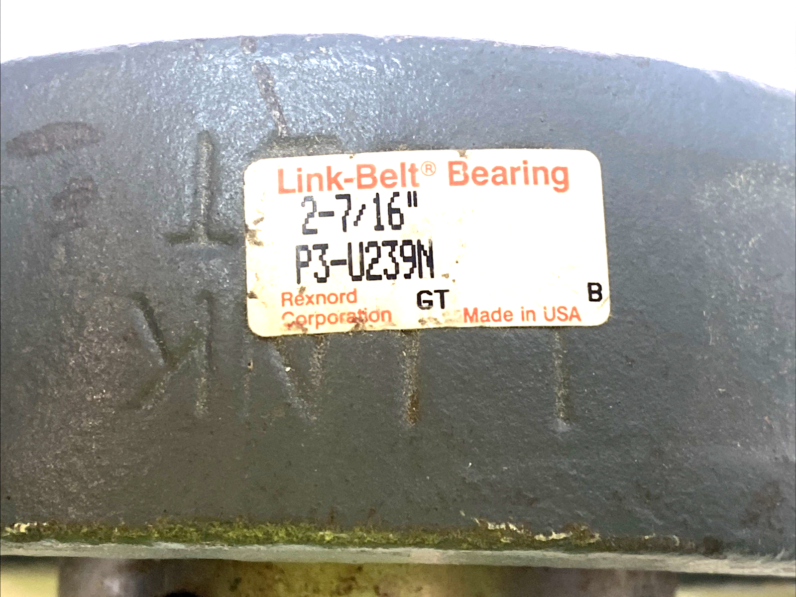 Rexnord P3-U239N Pillow Block Bearing 2-7/16" Bore Cast Iron - Maverick Industrial Sales