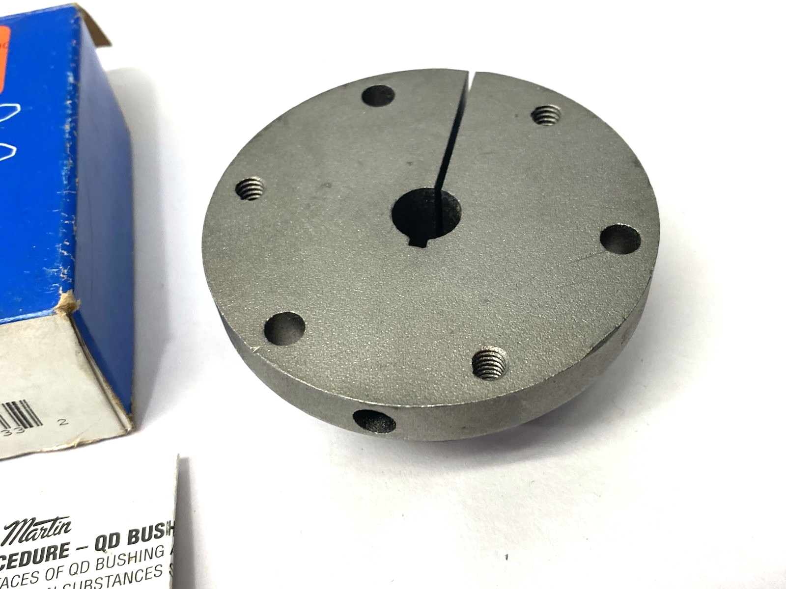 Martin SDS 1/2 Quick Disconnect Bushing 0.5000 in Bore, 3.187 in Flg OD - Maverick Industrial Sales