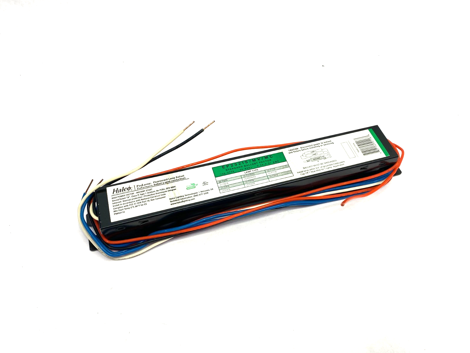 Halco EP232IS/MV/MC ProLume Proformance Electronic Lamp Ballast - Maverick Industrial Sales