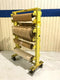 Rolling Storage Cart Rack 36" Wide rolls w/ Garlock Gasket Material - Maverick Industrial Sales