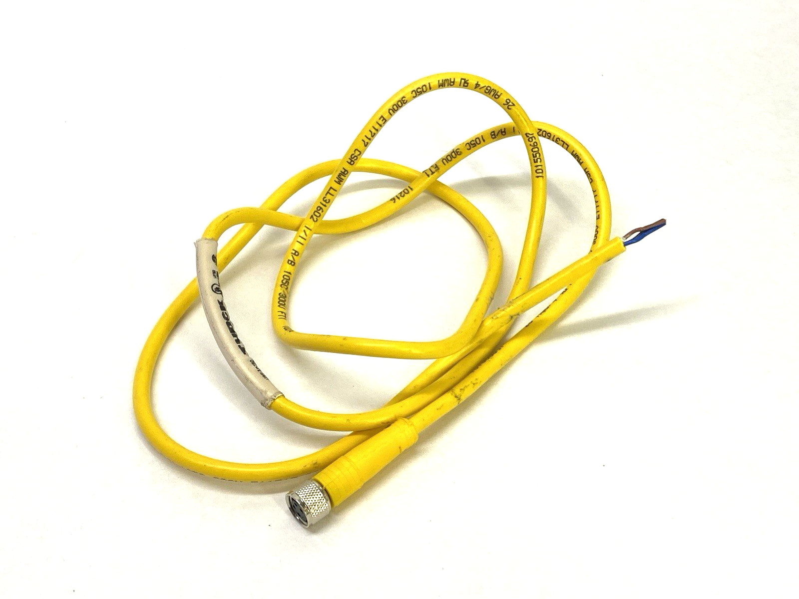 Turck PKG 4M-10 Single-Ended Cordset M8 Female Connector U99-10780 CUT TO 3' - Maverick Industrial Sales