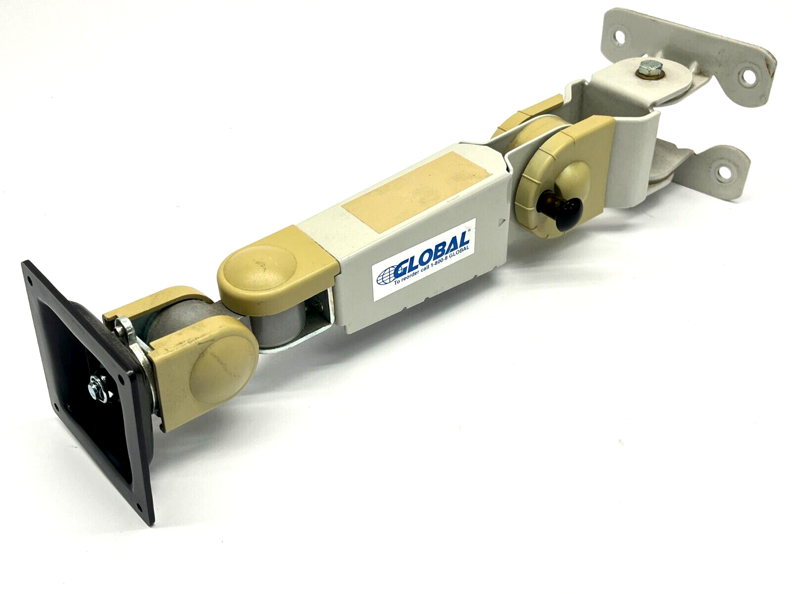 Global Industrial WB2496 10-30" Flat Panel Vesa LCD Monitor Arm 16-3/8"W White - Maverick Industrial Sales
