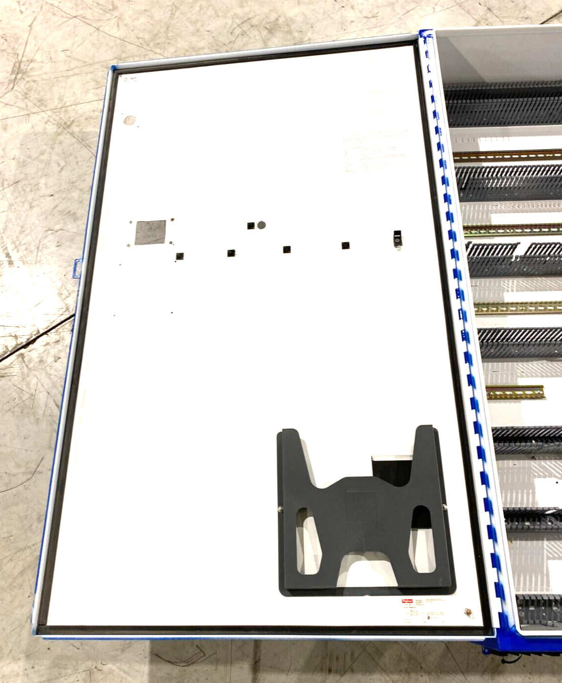 Hoffman A603612LP Wall Mount Electrical Enclosure NEMA 60" x 36" x 12" BLUE - Maverick Industrial Sales