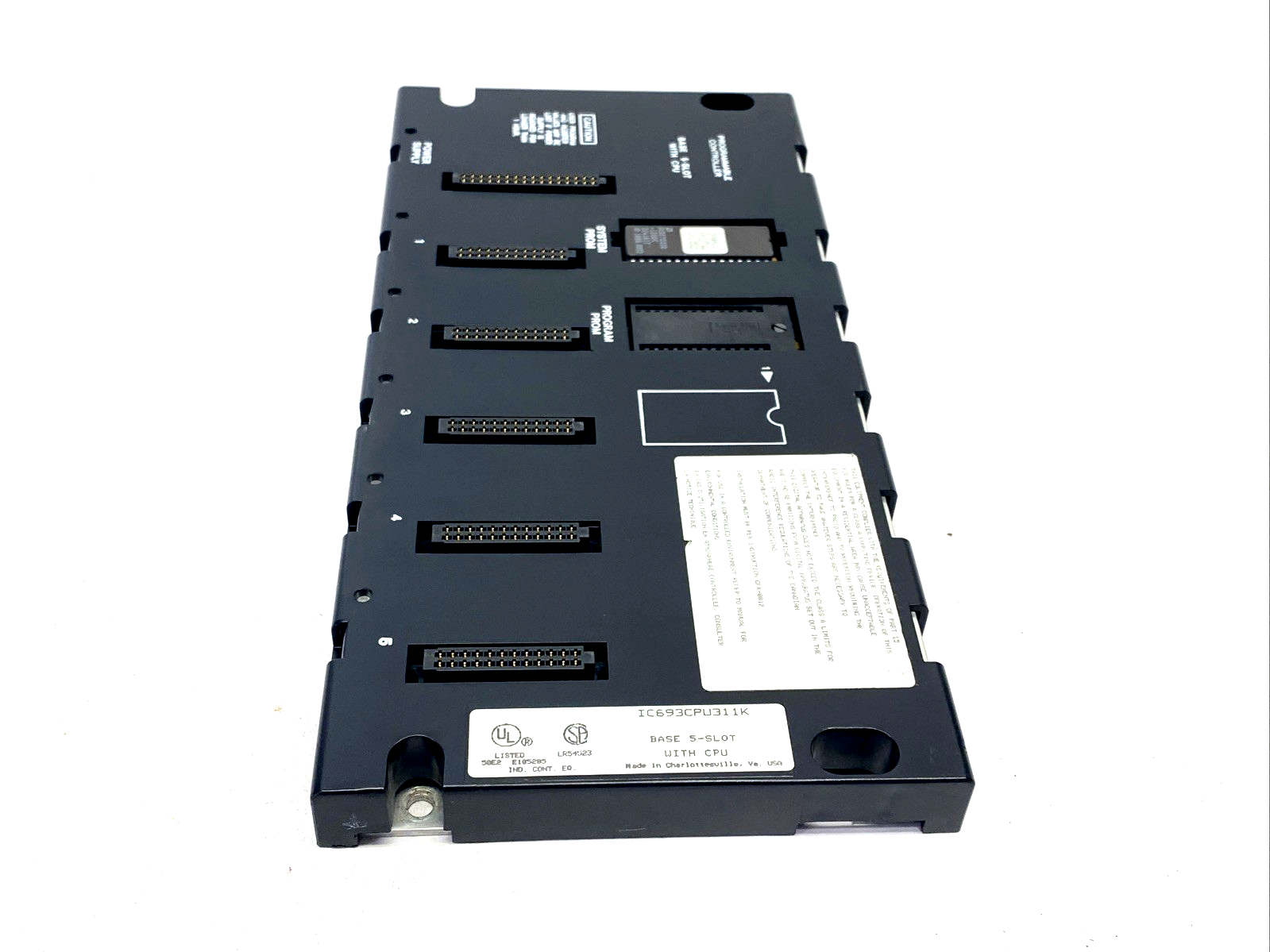 GE Fanuc IC693CPU311K PLC 5-Slot Base/Chassis Module With CPU - Maverick Industrial Sales