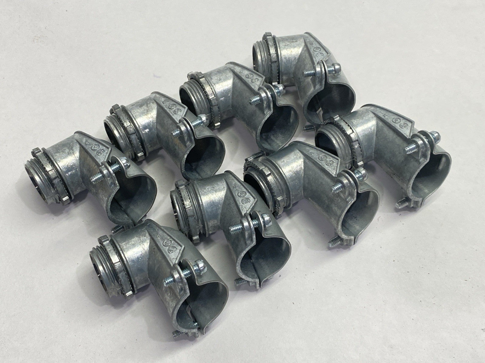 Emerson AC-96 Zinc Die-Cast 90 Degree Angle Connector 3/4" LOT OF 8 - Maverick Industrial Sales