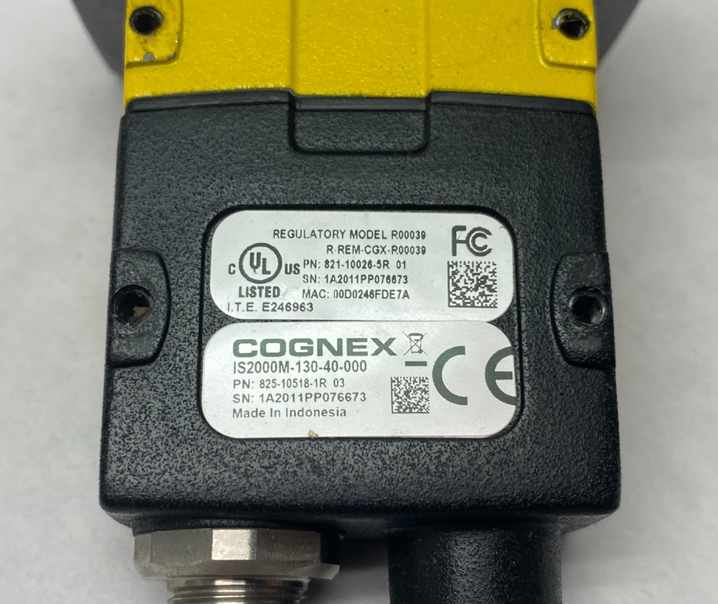 Cognex IS2000M-130-40-000 In-Sight 2000 Vision Sensor 821-10026-5R - Maverick Industrial Sales