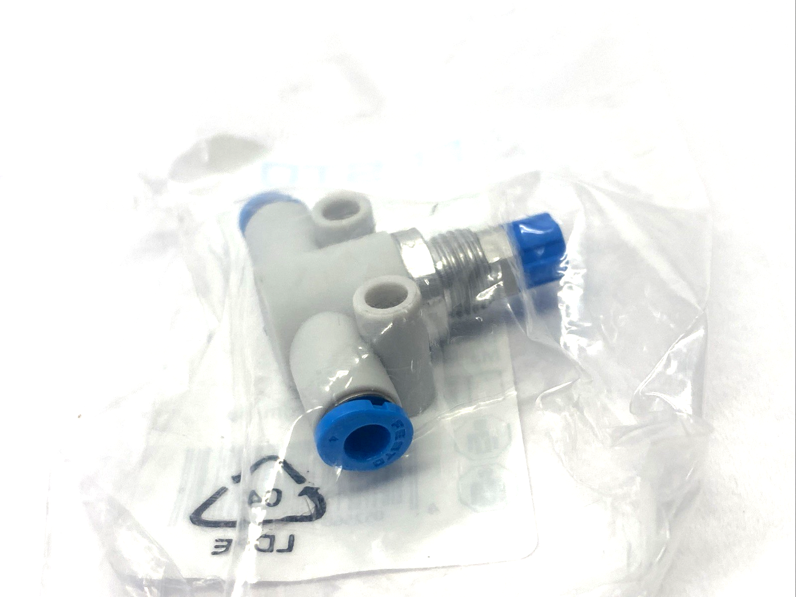 Festo GR-QS-4 One-Way Pneumatic Flow Control Valve 4mm Tube O.D. 193967 - Maverick Industrial Sales