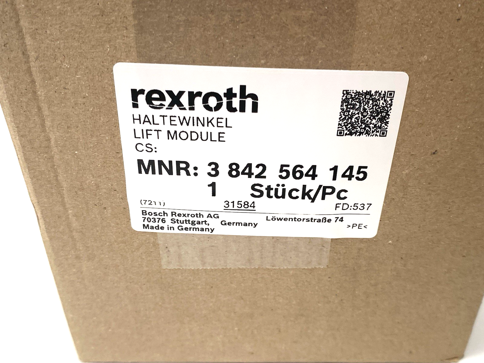 Bosch Rexroth 3842564145 Holding Bracket Lift Module - Maverick Industrial Sales