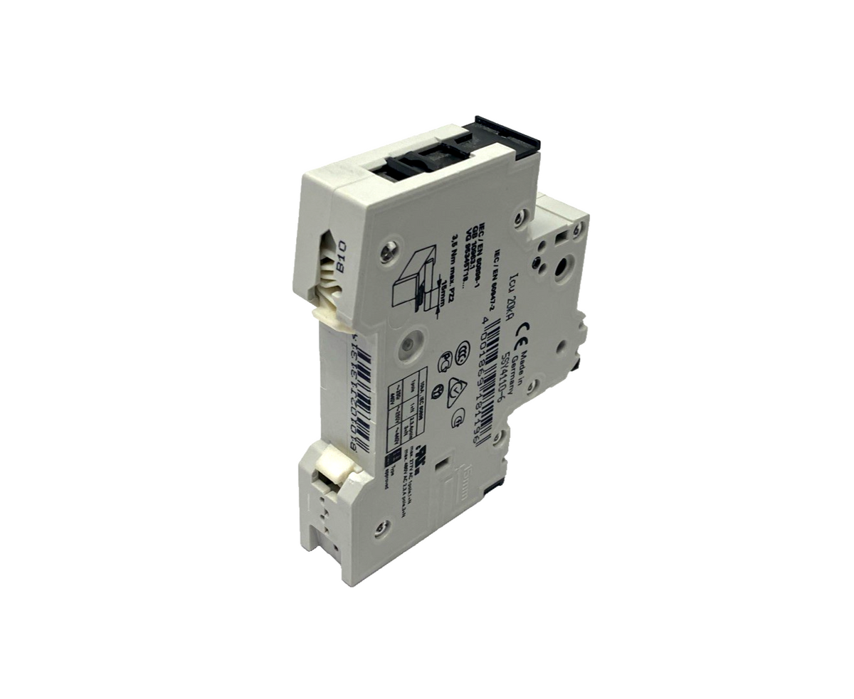 5SY4110-6 | Siemens Miniature Circuit Breaker 1P 10A 230/400V 10kA - Used - Maverick Industrial Sales