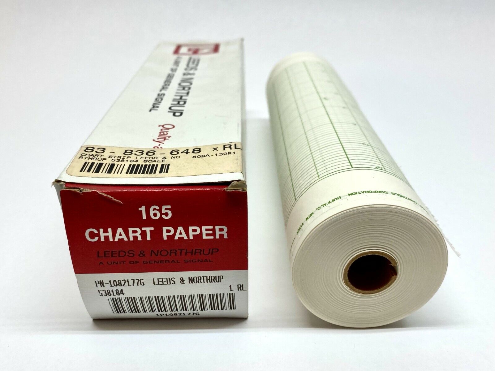 Leeds & Northrup 538184 Speedomax 165 Chart Paper 0-14 Range 10821776 - Maverick Industrial Sales