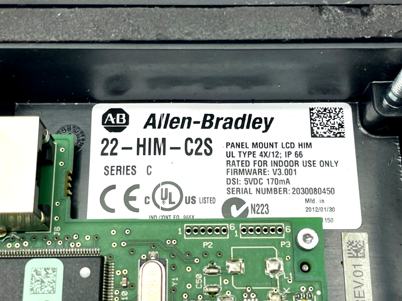 Allen Bradley 22-HIM-C2S Ser. C Panel Mount LCD Display Digital Speed Control - Maverick Industrial Sales