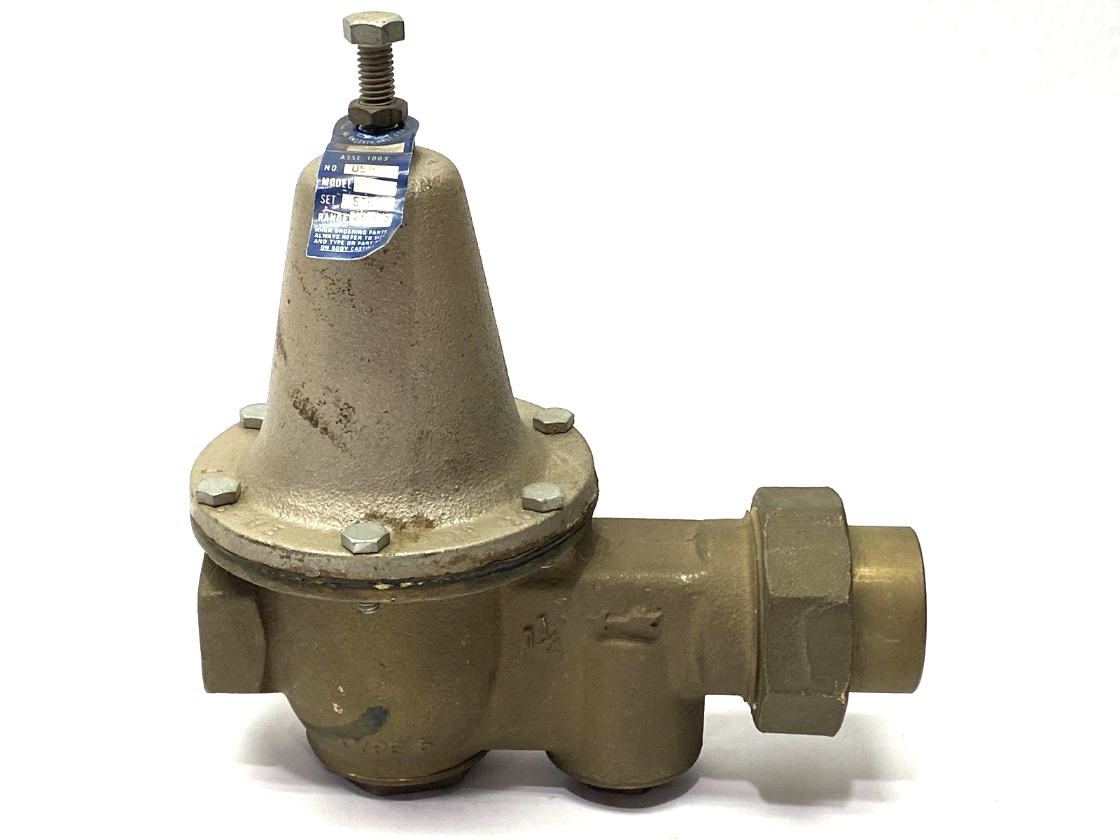 Watts U5B-Z3 11/4 Bronze Water Pressure Reducing Valve 1-1/4" - Maverick Industrial Sales