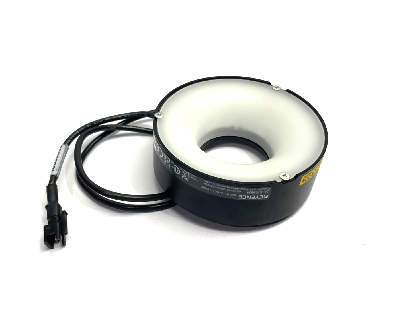 Keyence CA-DRW8M White Round Multi-Angle Light 80-36 - Maverick Industrial Sales