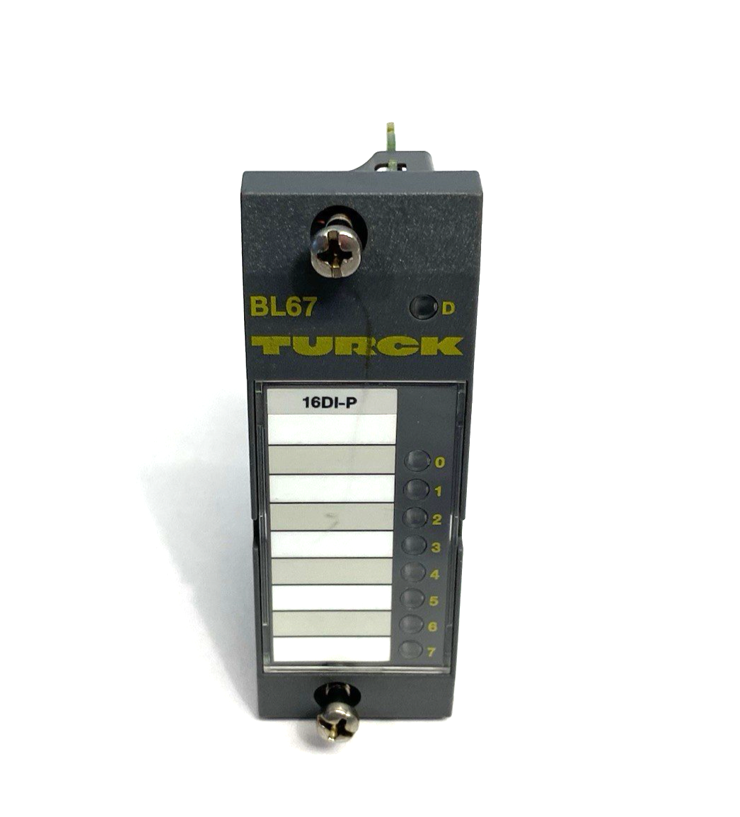 BL67-16DI-P | Turck Electronic I/O Module, PNP, 16-Digital Inputs, 6827383 - New – Open box - Maverick Industrial Sales