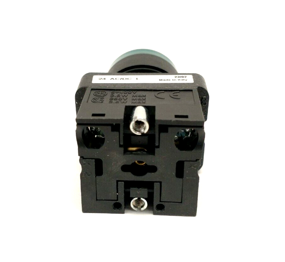 GCX3202-24L,ECX1040 | Automation Direct GCX3202-24L 22mm Green Pushbutton 30mm Operator & ECX1040 - New - Maverick Industrial Sales