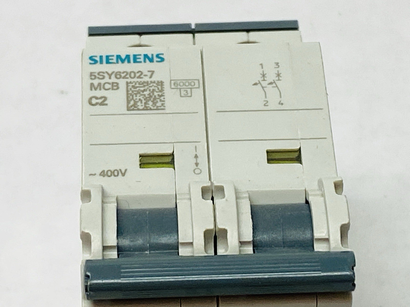 Siemens 5SY6202-7 Miniature Circuit Breaker 2-Pole 2A 400V - Maverick Industrial Sales