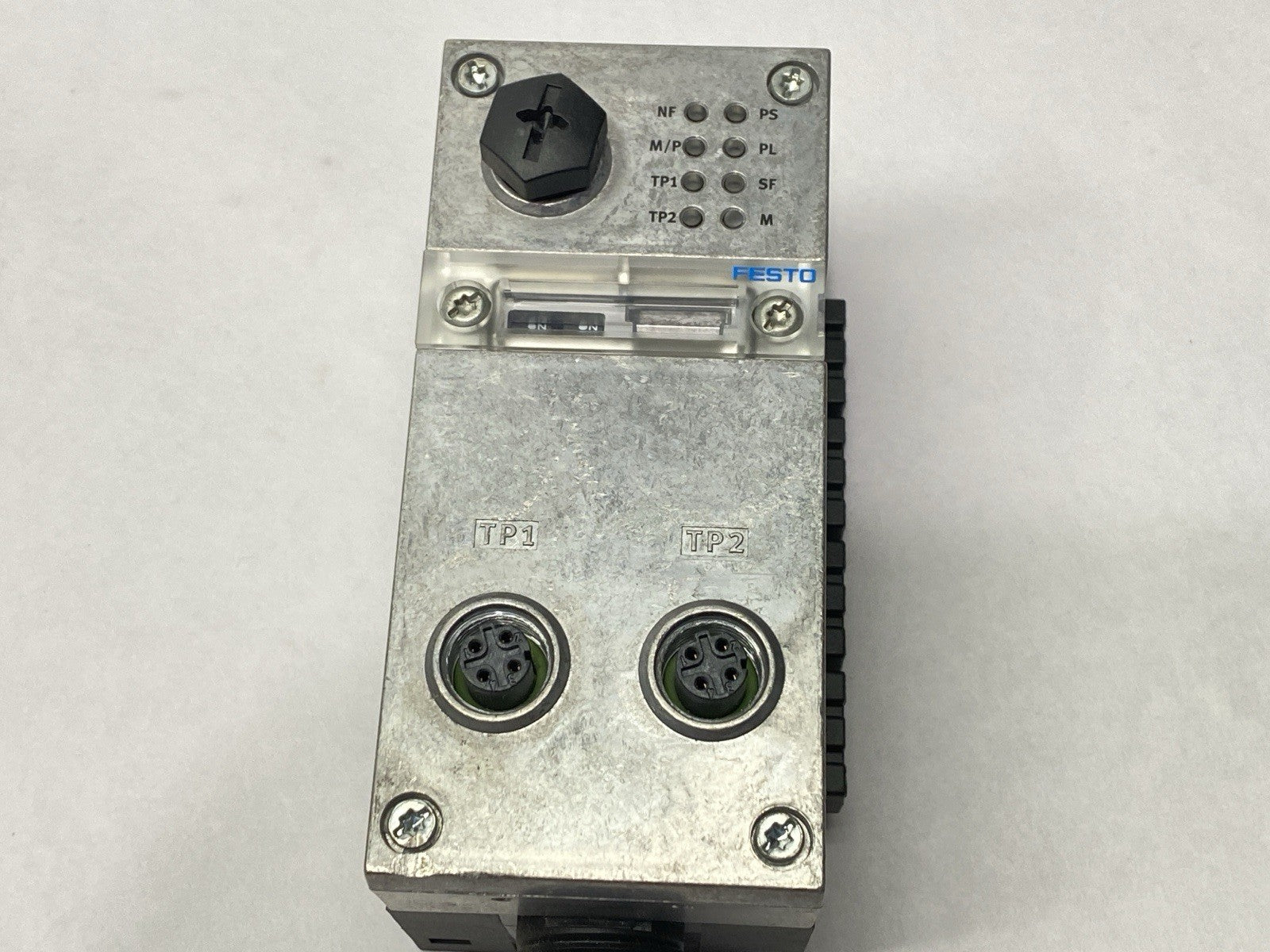 Festo CPX-FB33 Bus Node 548755 w/ CPX-GE-EV-S-7/8/5POL Interlinking Block 541244 - Maverick Industrial Sales