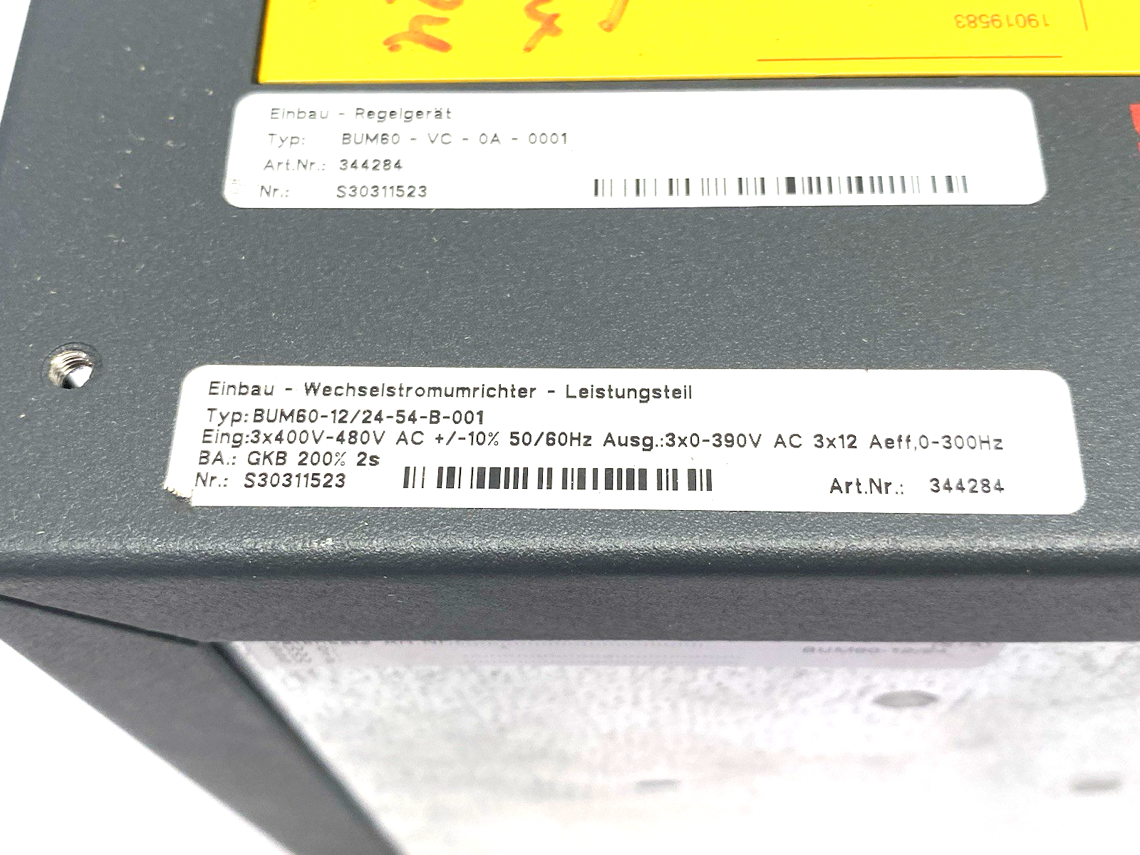 Baumüller BUM60-12/24-54-B-001 Servo Drive 3-Phase BUM60-VC-0A-0001 - Maverick Industrial Sales