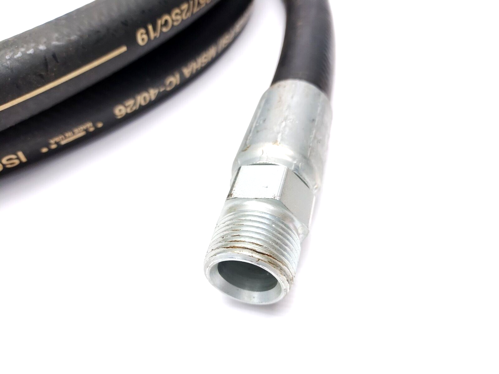 Parker 471TC-12 Tough Cover Hydraulic Hose Male To Female 2500-5800PSI 12FT - Maverick Industrial Sales