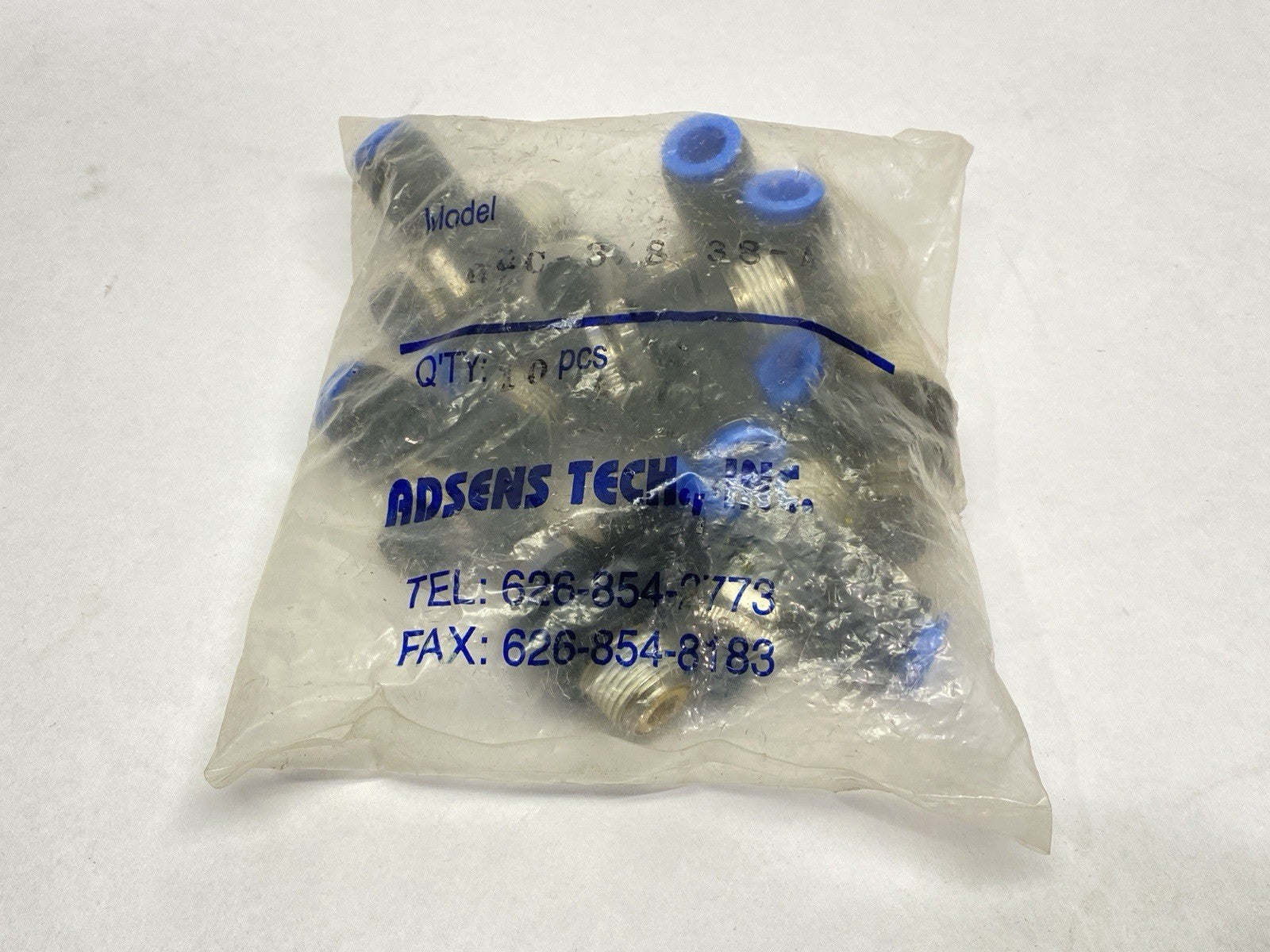 QSC-3/8-38-A | ADSENS Tech Pneumatic Right Angle Valve PKG OF 10- New - Maverick Industrial Sales