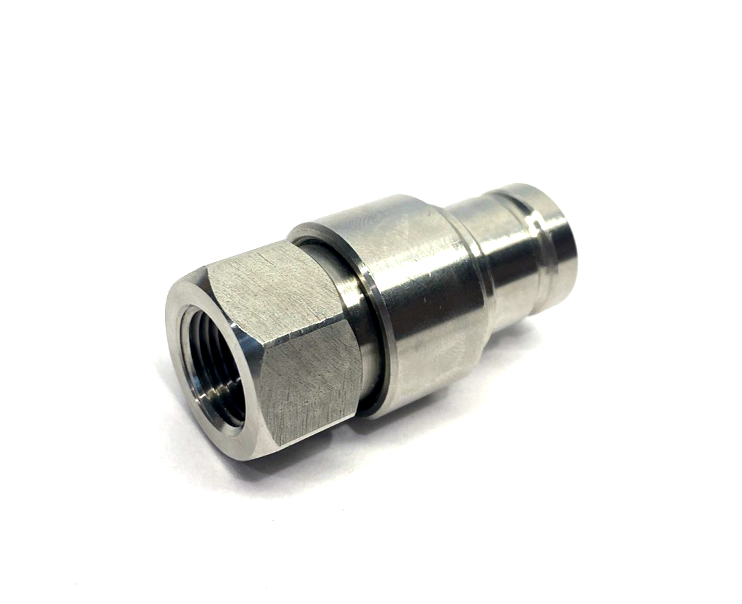 CEJN 103666414 DN10 SS Flat Face Quick Coupling Male Nipple 3/8" NPT 10 366 6414 - Maverick Industrial Sales