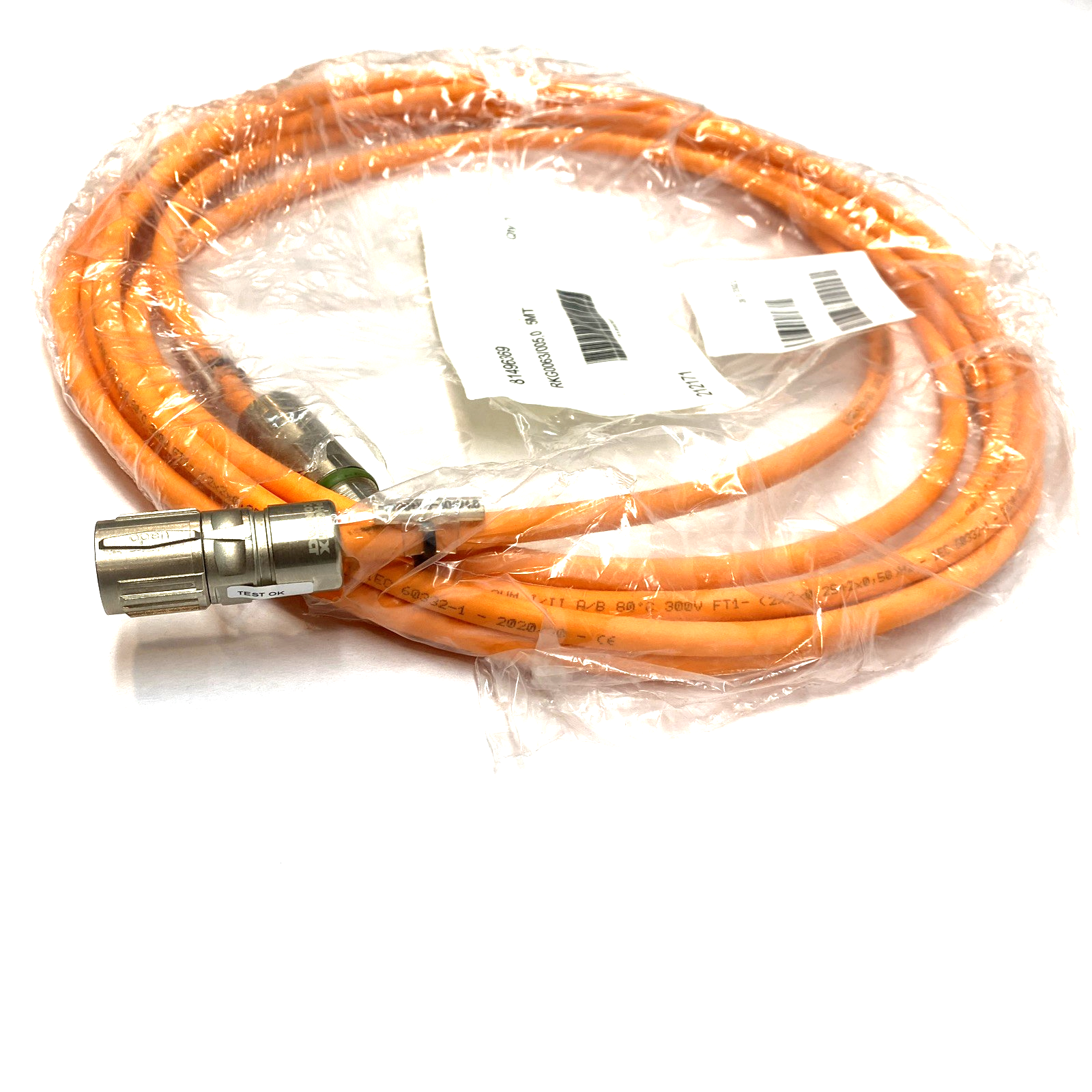 Bosch Rexroth RKG0063/005,0 Servo Encoder Power Cable R911382674 - Maverick Industrial Sales