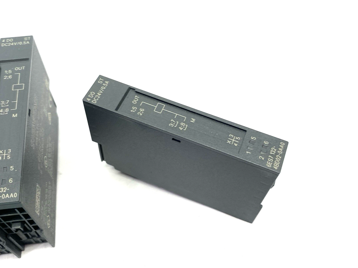 6ES7132-4BD02-0AA0 | Siemens SIMATIC DP ET200S Ele. Module 4 DO Standard, BOX OF 4 - New – Open box - Maverick Industrial Sales