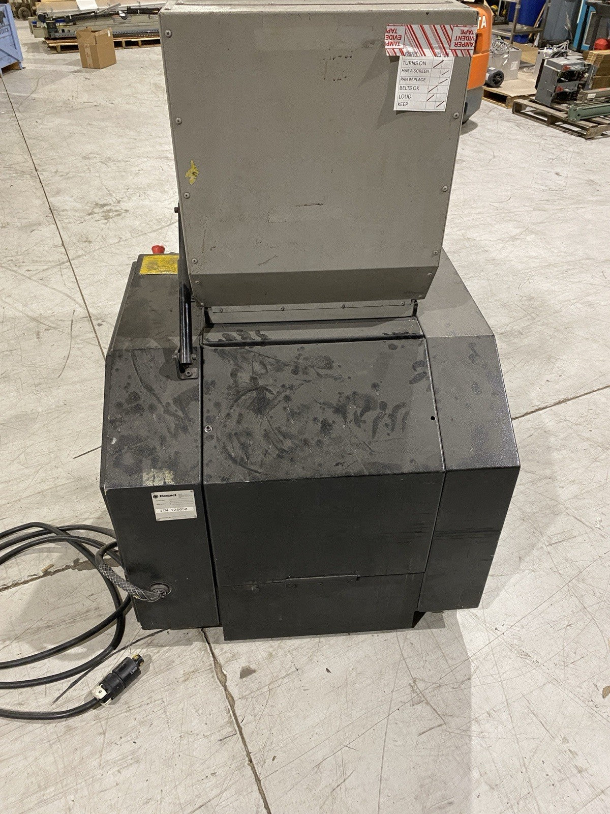 F-19K | Rapid Force Granulator 480V For Repair - For parts or not working - Maverick Industrial Sales