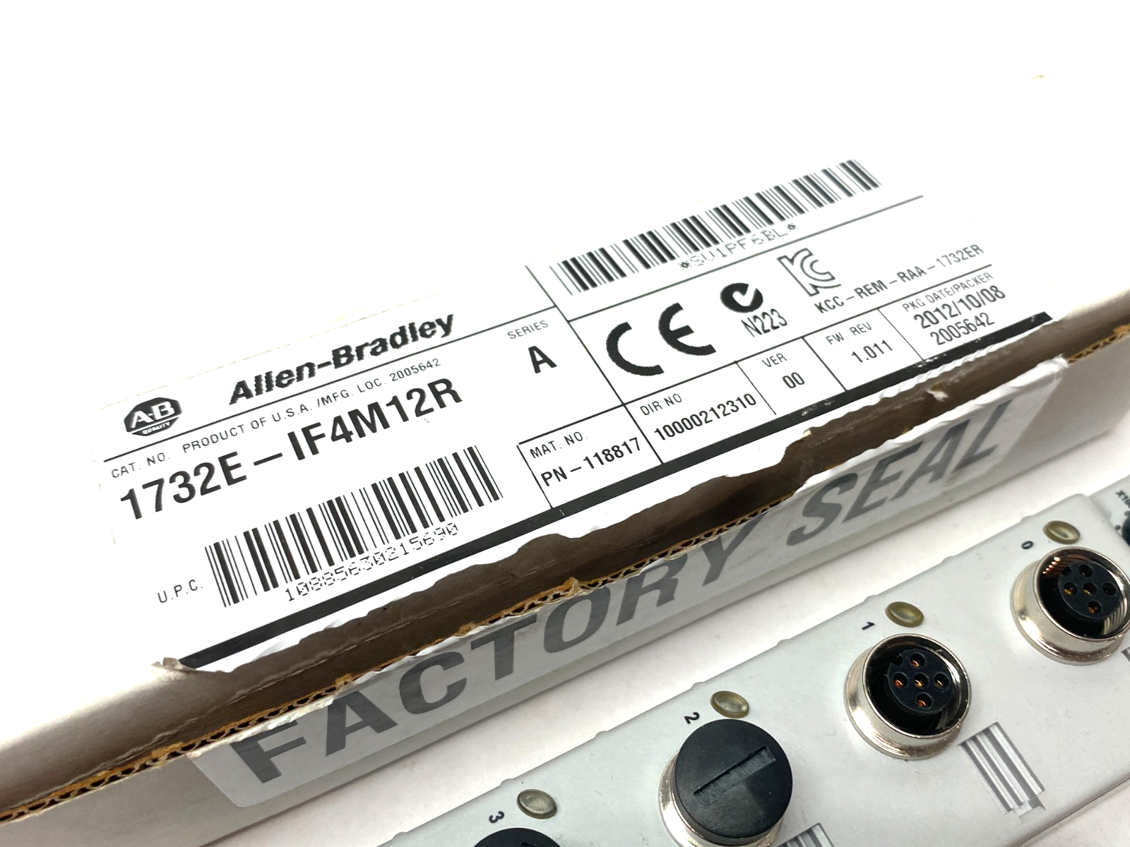 Allen Bradley 1732E-IF4M12R Ser A ArmorBlock Dual-Port EtherNet/IP Analog IO Mod - Maverick Industrial Sales