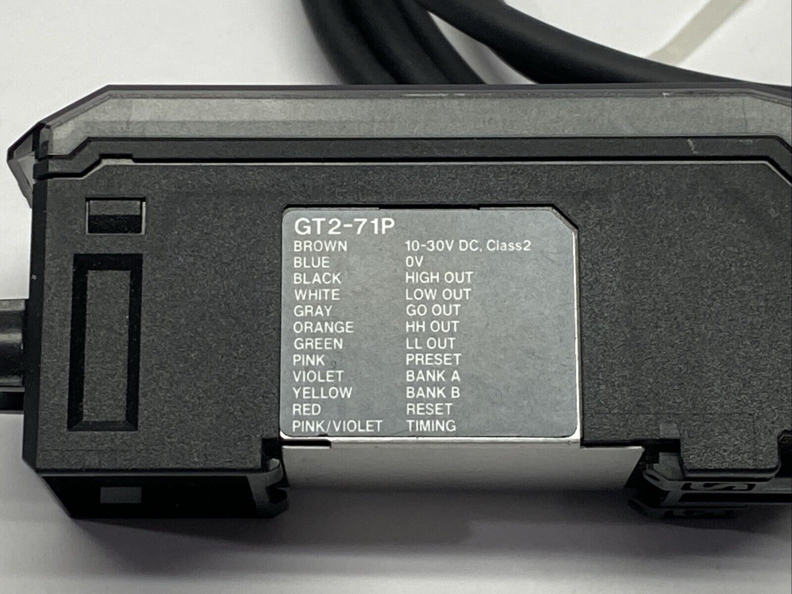 Keyence GT2-71P Digital Contact Sensor Amplifier Unit DIN Rail Type PNP - Maverick Industrial Sales