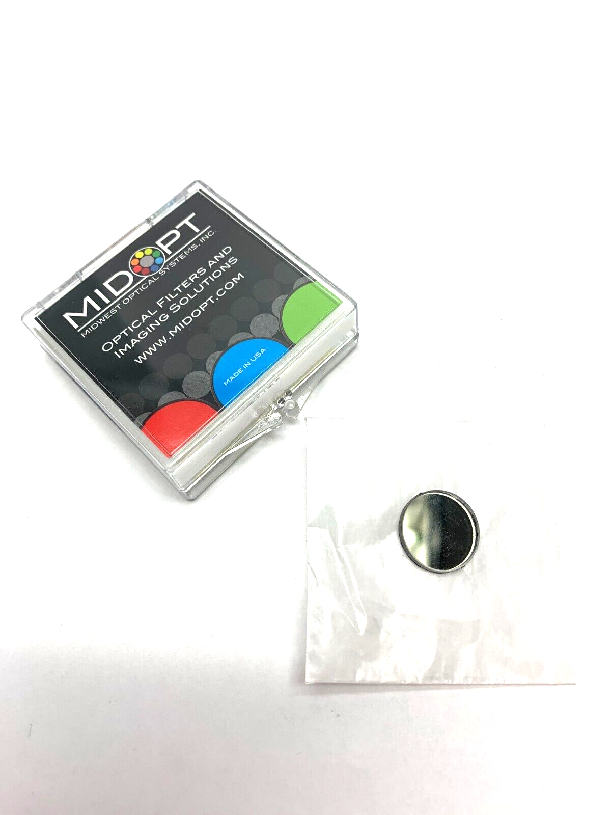 Ni120 | Midopt -D15.8X2 Neutral Density Filter Low Reflectivity 6.25% Trans. - Open box - Maverick Industrial Sales