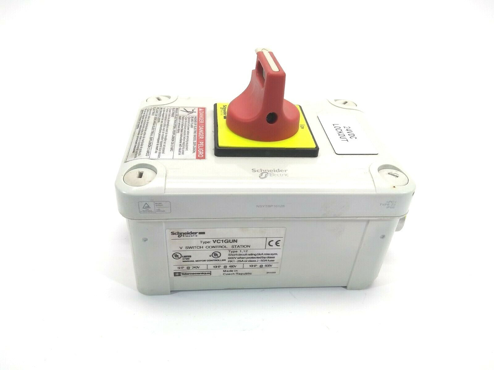 Schneider Electric VC1GUN V Switch Control Station 240-600V 5-10HP - Maverick Industrial Sales