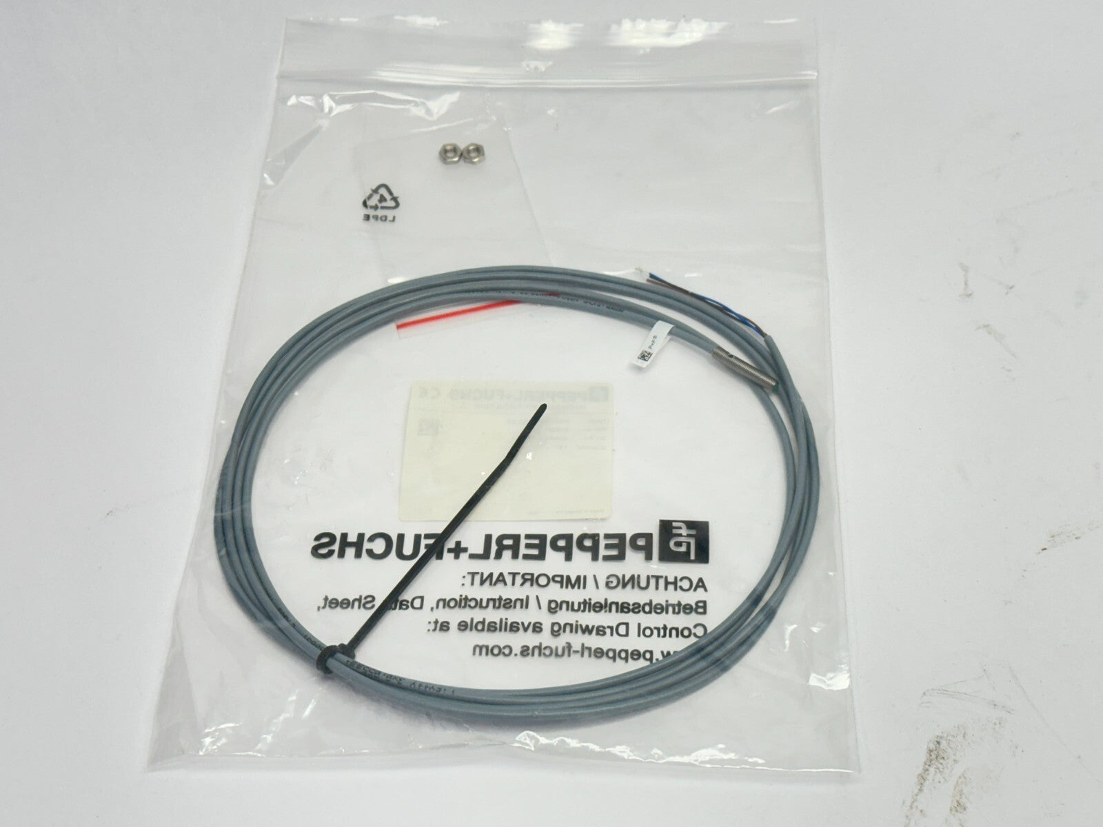 Pepperl+Fuchs NBB0,6-4GM22-E2 Inductive Sensor PNP 2m 206381 - Maverick Industrial Sales