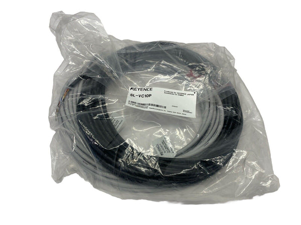 Keyence SL-VC10P Extension Cable M12 One Side And Discrete Wires On Other 10m - Maverick Industrial Sales