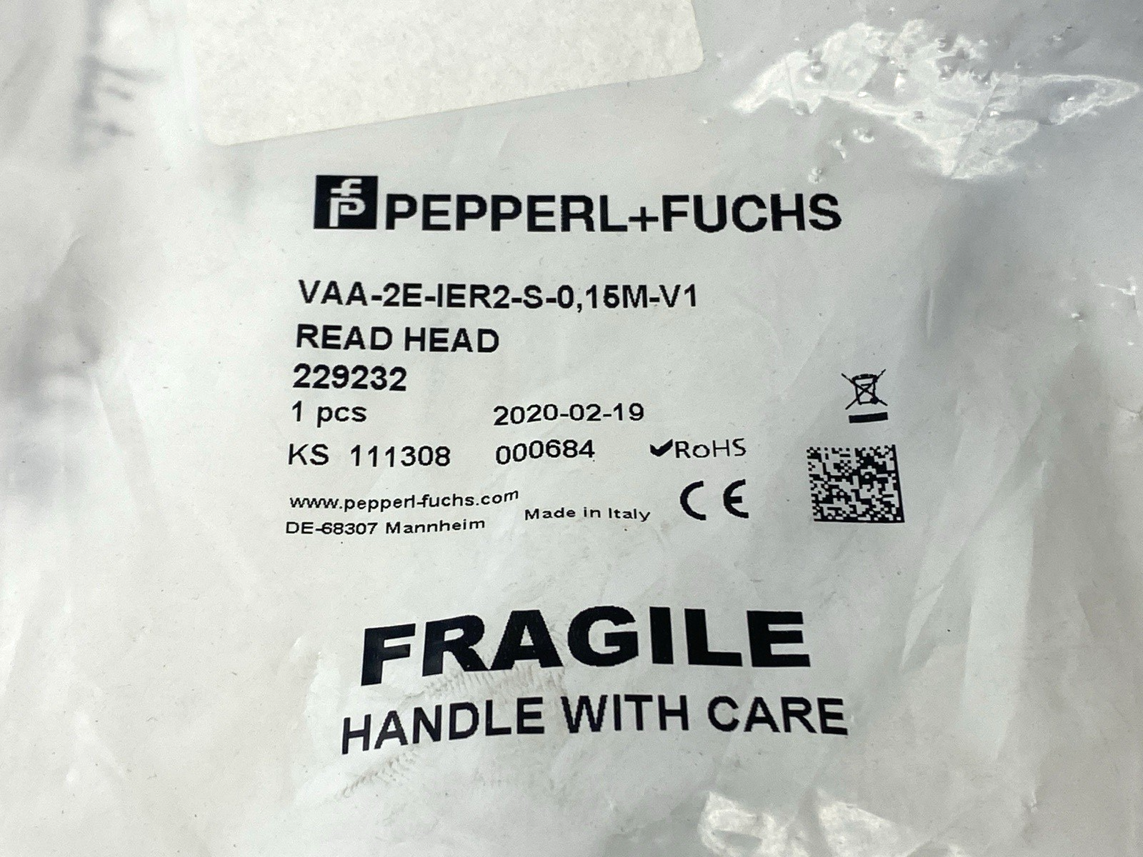 Pepperl+Fuchs VAA-2E-IER2-015M-V1 Read Head Sensor As-Interface 229232 - Maverick Industrial Sales