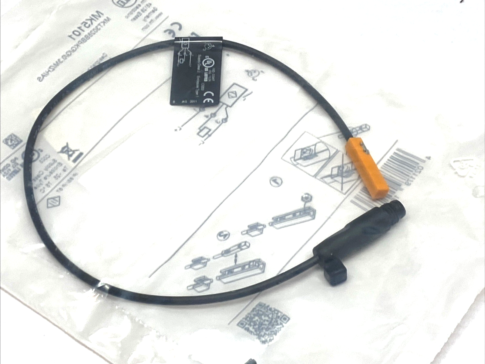MK5101 | IFM T-Slot Cylinder Sensor Magnetic PNP NO 10–30V M8 IP67 - New - Maverick Industrial Sales