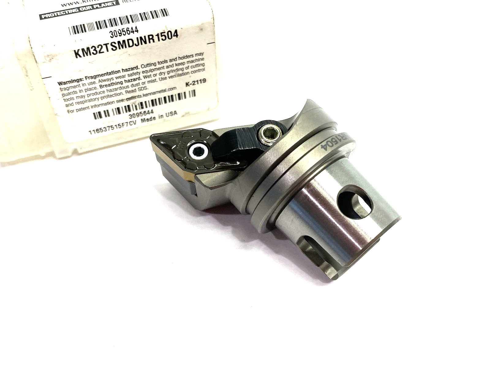 3095644 | Kennametal Kenloc™ MDJN 93° Cutting Units (M-Clamping) KM32TSMDJNR1504 - New – Open box - Maverick Industrial Sales