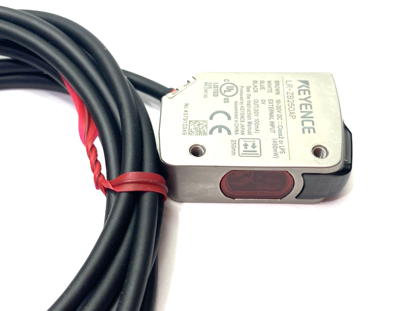 LR-ZB250AP | Keyence Rectangular Self Contained CMOS Laser Sensor 250mm - New – Open box - Maverick Industrial Sales