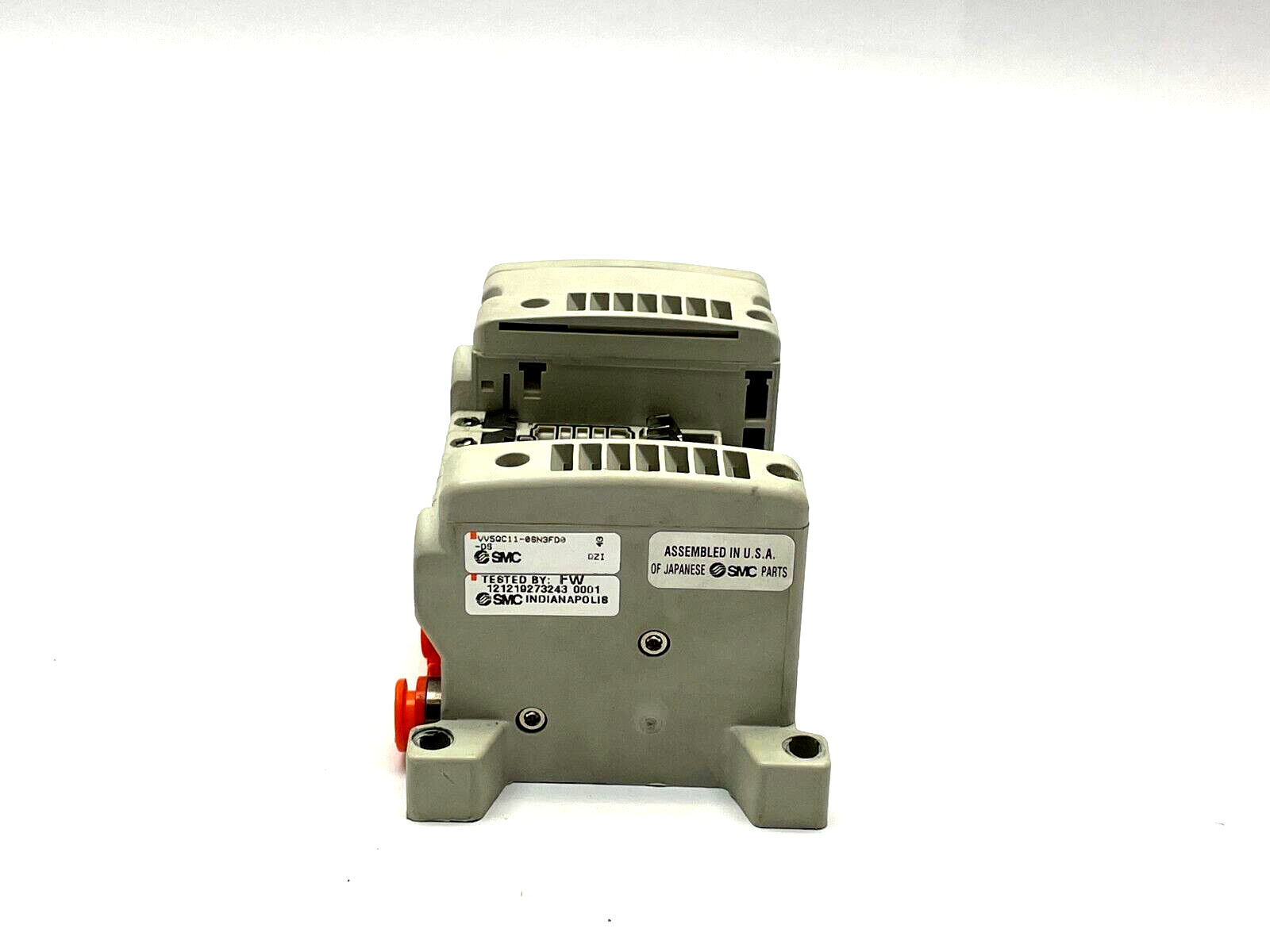 VV5QC11-06N3FD0-S | SMC Base Mounted Manifold Plug-In - Used - Maverick Industrial Sales