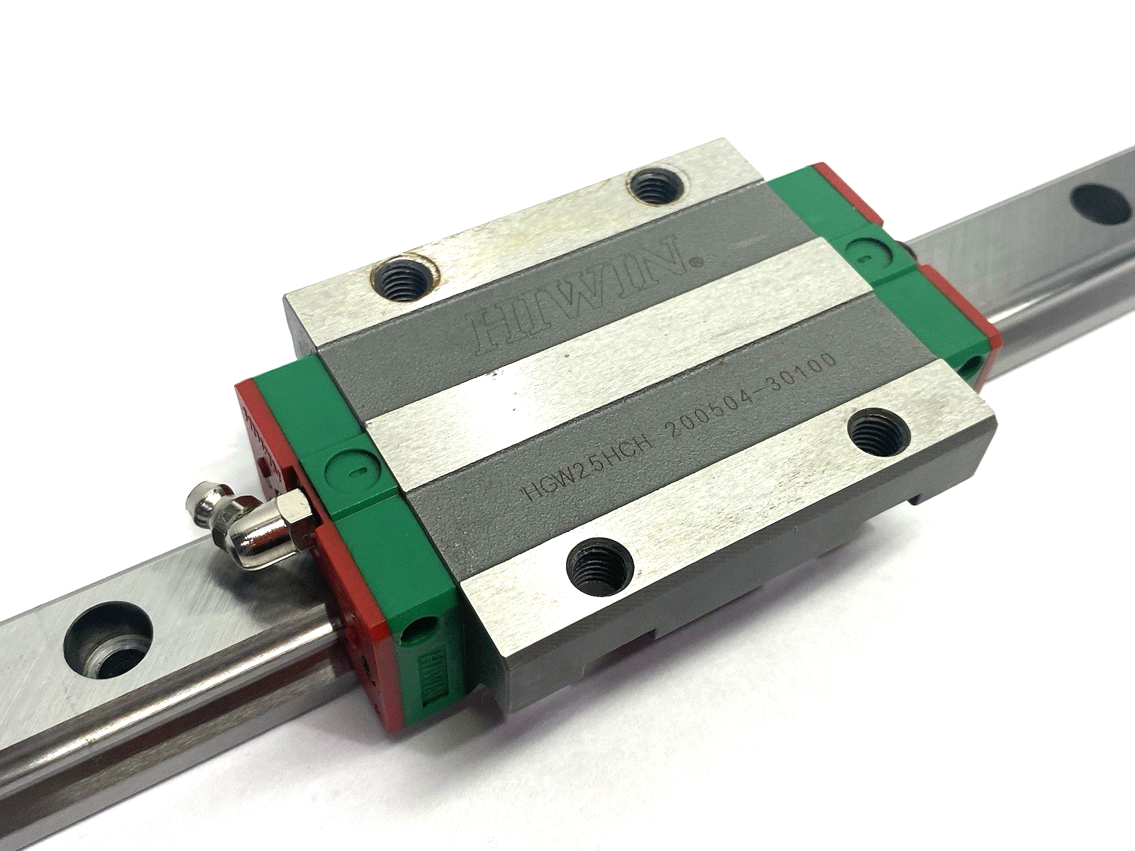 HGW-25-HC-1T290-Z0-C | Hiwin Linear Guideway Block and Rail, 1-Block, 290mm Rail - Used - Maverick Industrial Sales