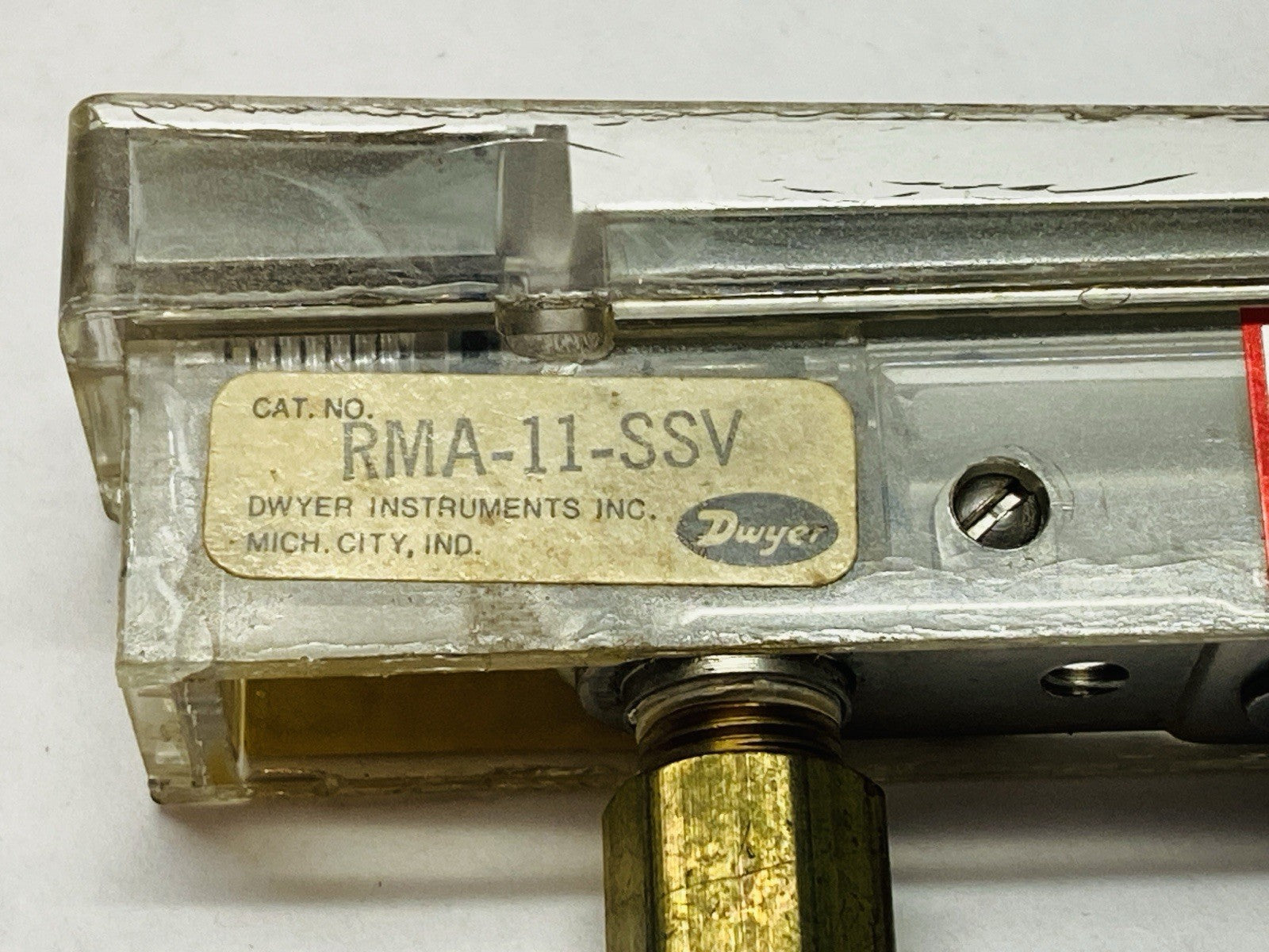 Dwyer RMA-11-SSV Rate-Master Variable Area Flowmeter - Maverick Industrial Sales