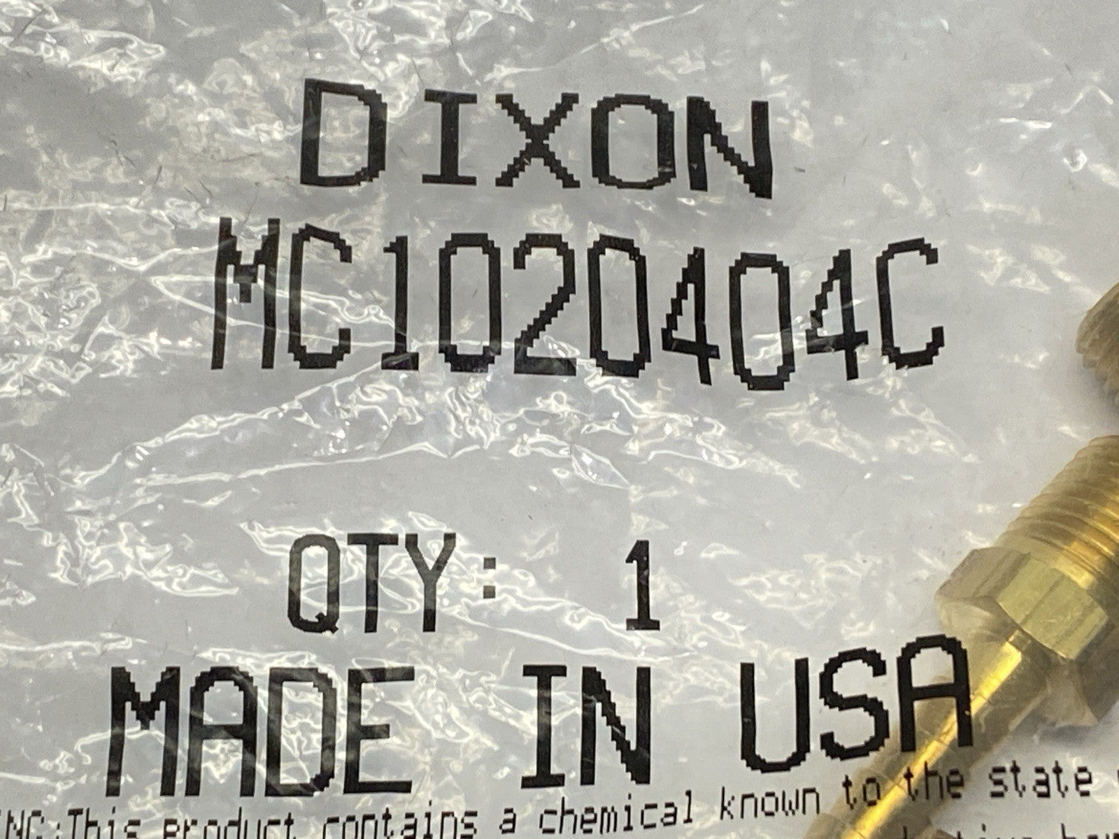 1020404C | Dixon Hose Barb Adapter 3/8" NPT x 3/8" Hose Barb LOT OF 10 - New - Maverick Industrial Sales