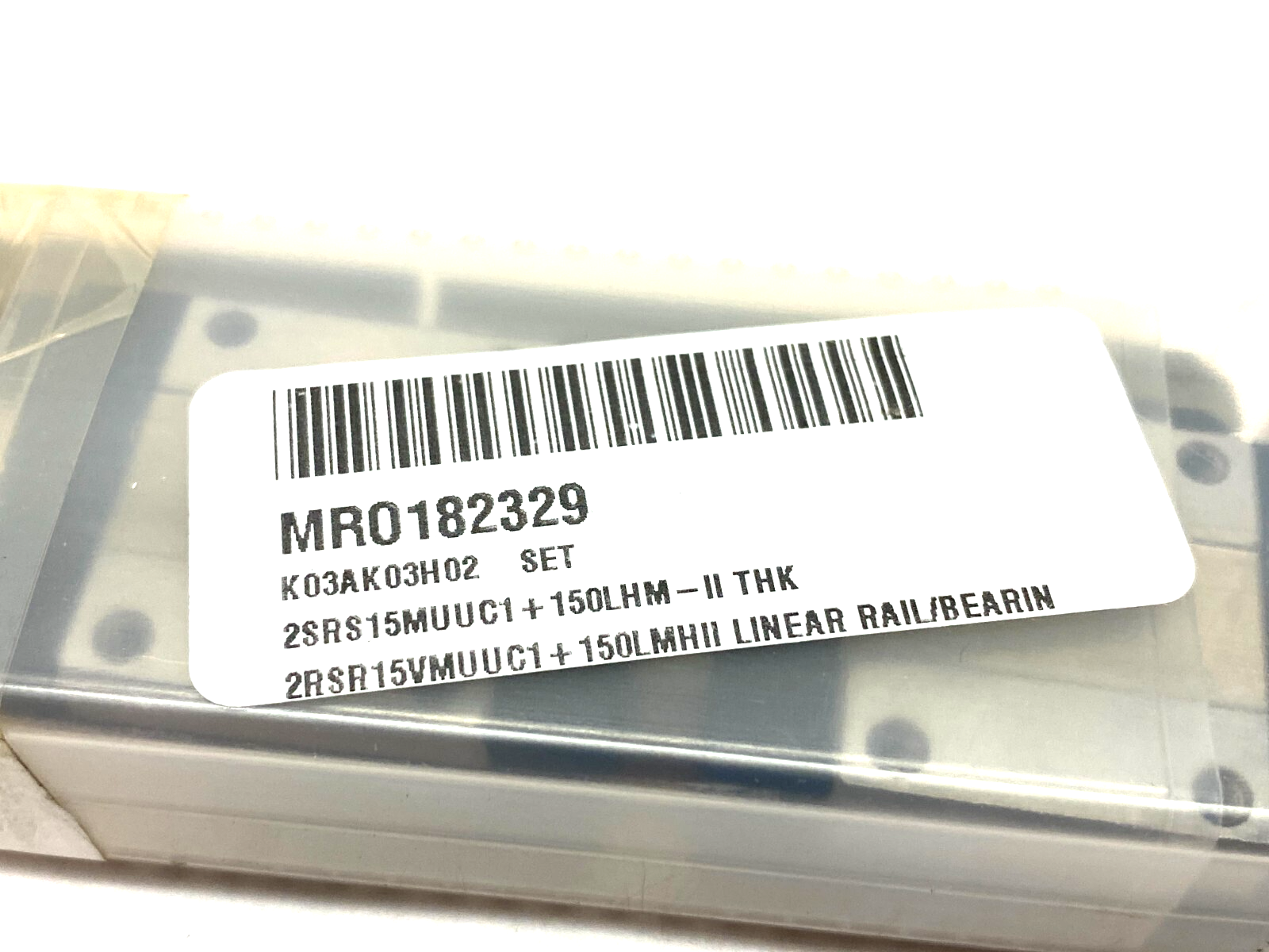 THK 2SRS15MUUC1+150LHM Miniature Linear Guide Ball Assembly, Caged Ball - Maverick Industrial Sales