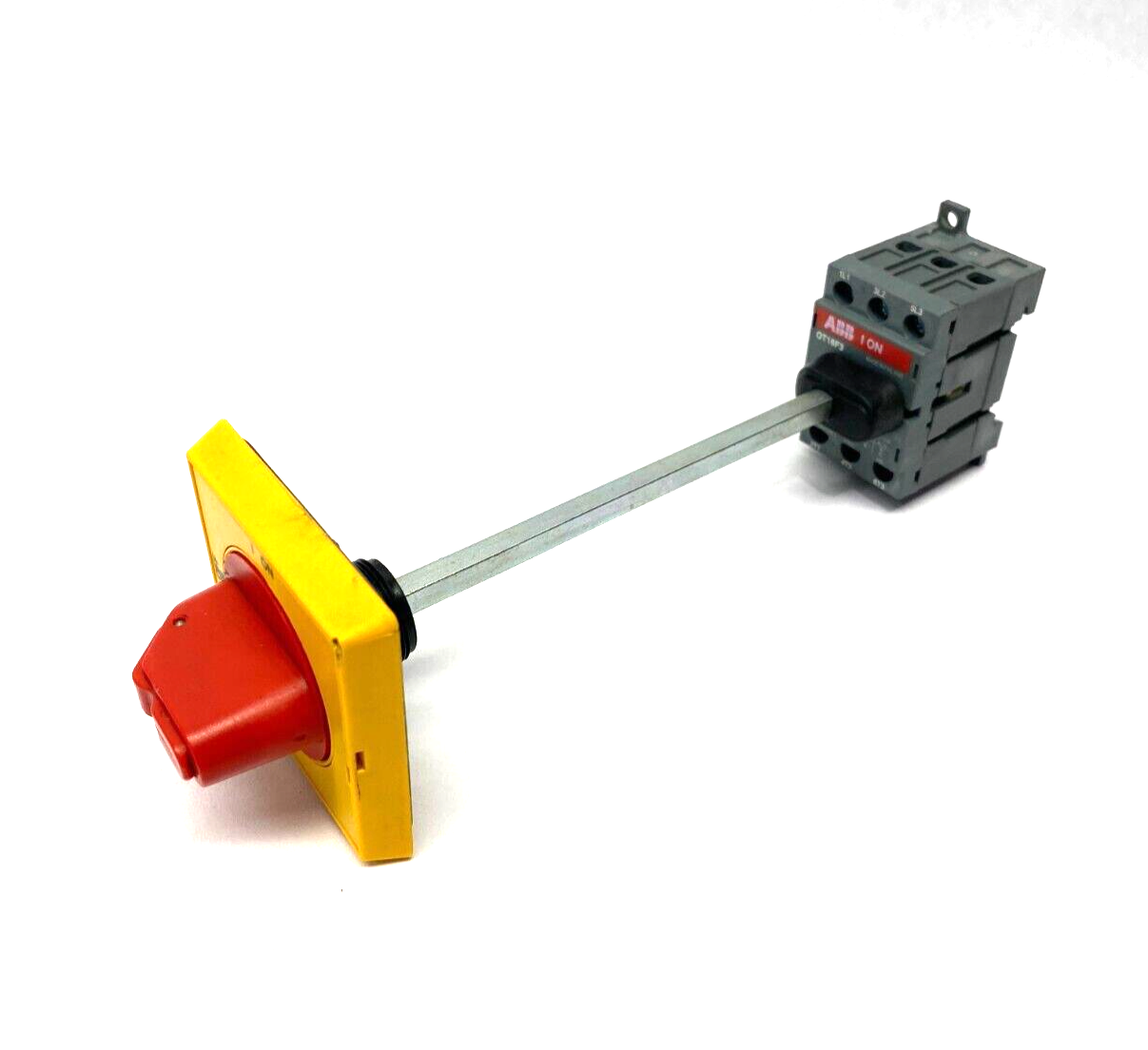 ABB OT16F3 Non-Fused Disconnect Switch 3-Pole w/ Red/Yellow Operator Handle - Maverick Industrial Sales