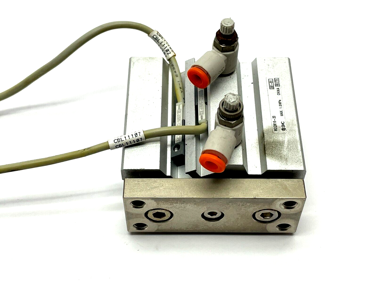 SMC MGQM16-20-M9PSAPC3 Guided Cylinder w/ D-M9P Auto Switches - Maverick Industrial Sales