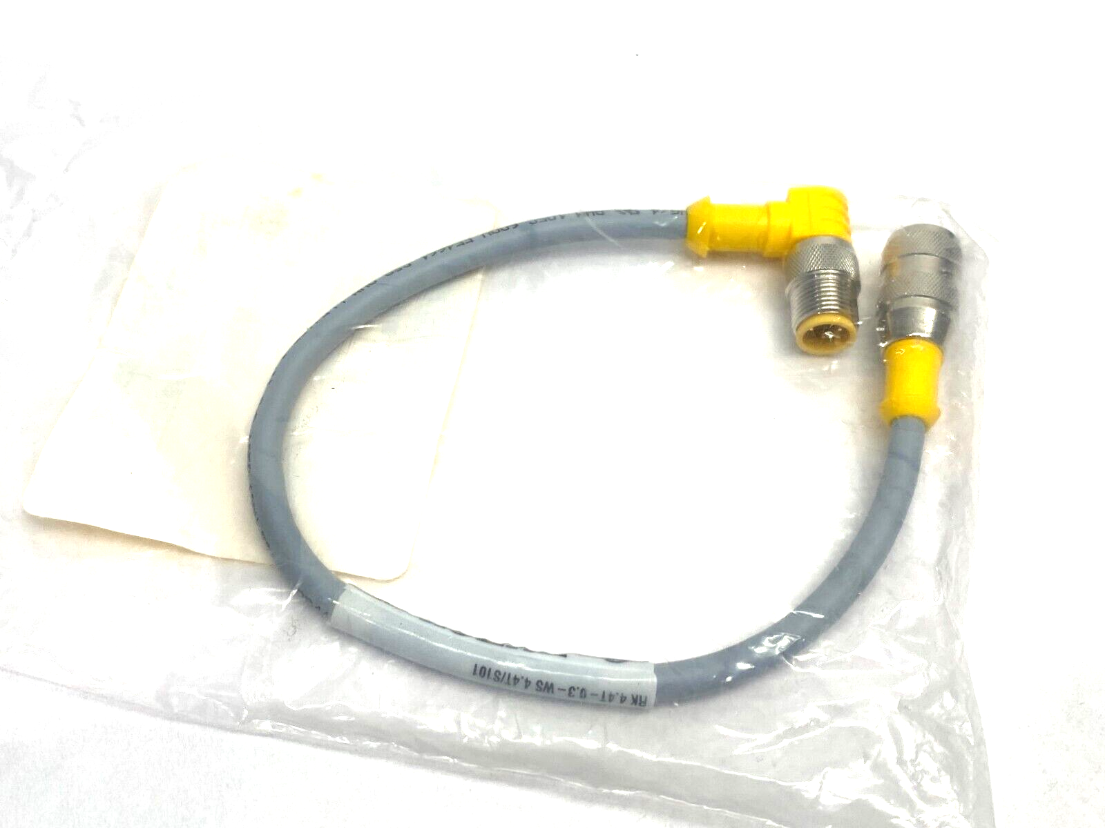 Turck RK 4.4T-0.3-WS 4.4T/S101 Flexlife Double Ended Cordset M12 U2444-18 - Maverick Industrial Sales